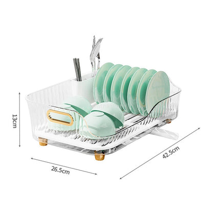 Compact Folding Dish Rack Veggie Holder