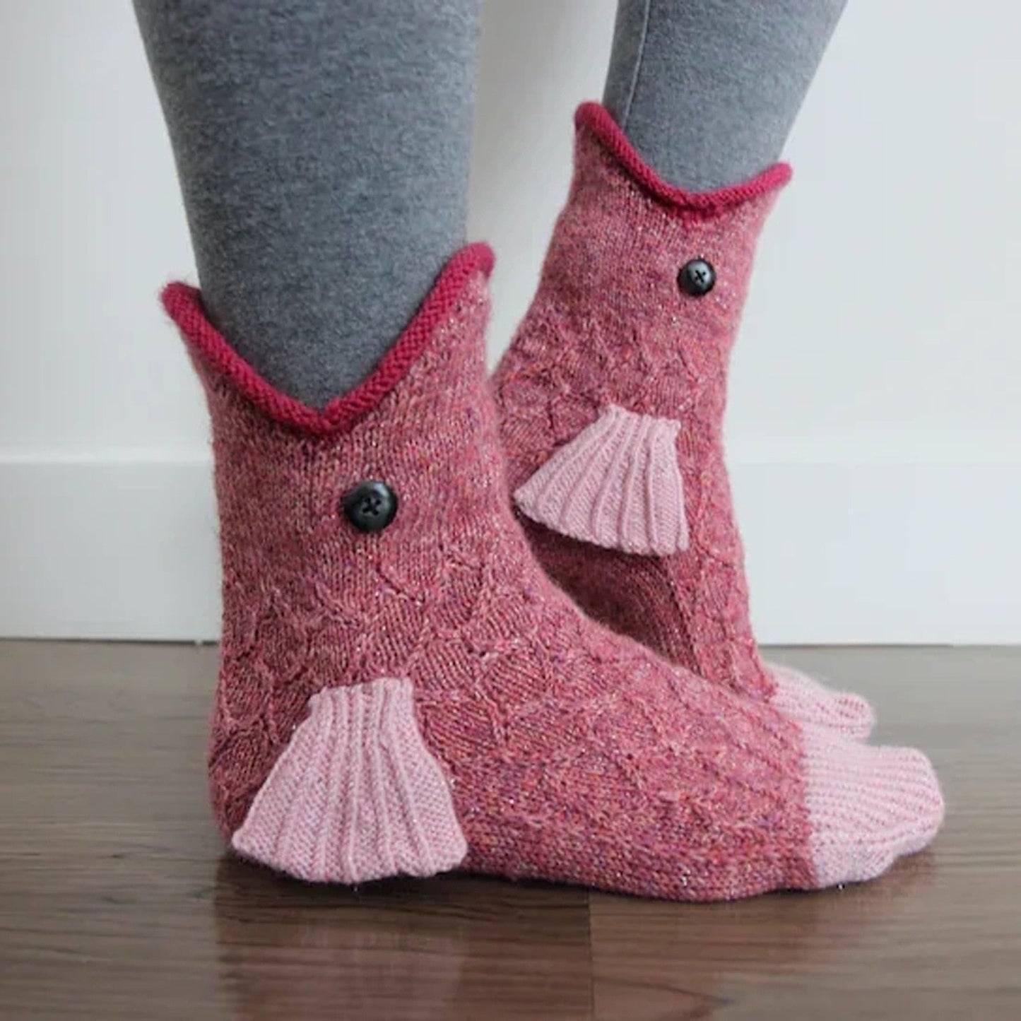Fun Animal Print Knitted Socks