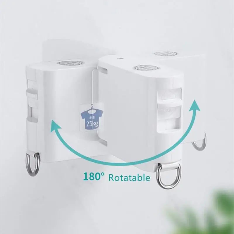 Space Saving Retractable Clothes Drying Line