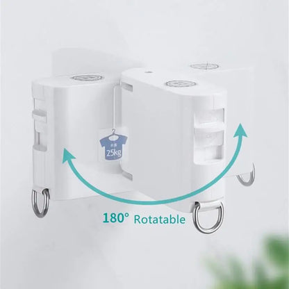 Space Saving Retractable Clothes Drying Line