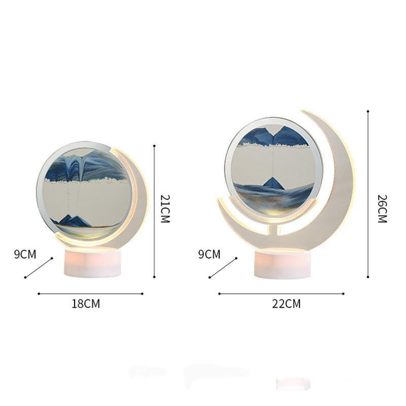Soothing Moon Night Table Lamp