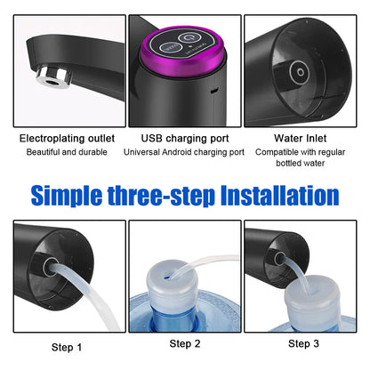 Automatic Water Dispenser with USB and Touch Control
