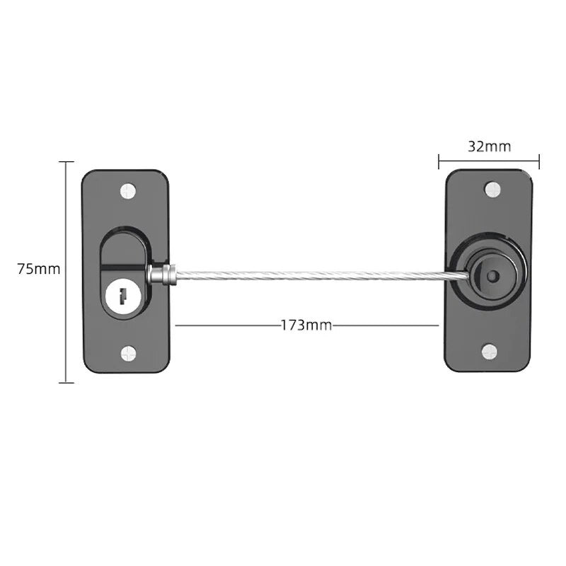 Strong Home Security Window Door Lock Kit