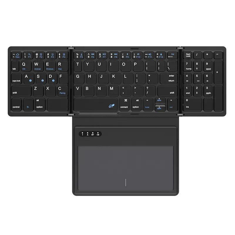 Compact Portable Wireless Keyboard Pad - Luxicro