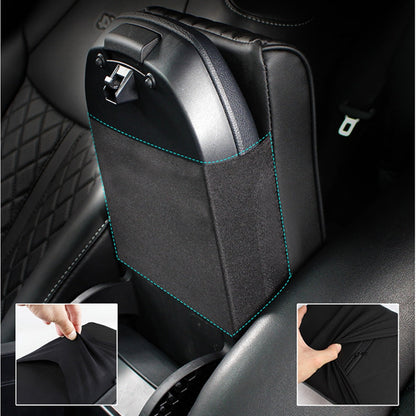 Premium Leather Auto Armrest Cover