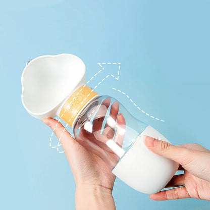 Portable Pet Water Food Bowl Dispenser