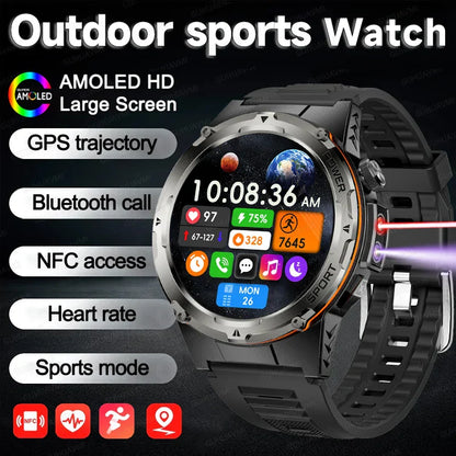 Waterproof Fitness Tracker Smartwatch with HD Calls Long Battery