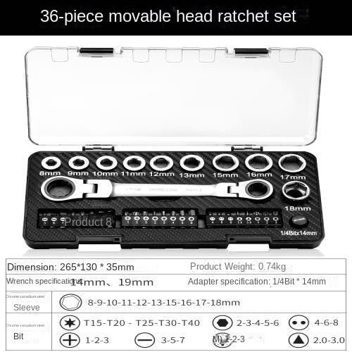 Premium 7-Piece Multitool Wrench Set - Luxicro