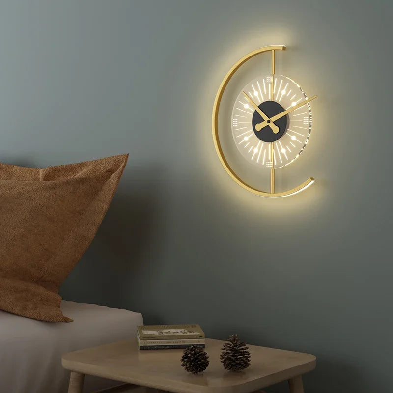 Bright Contemporary LED Wall Clock - Luxicro