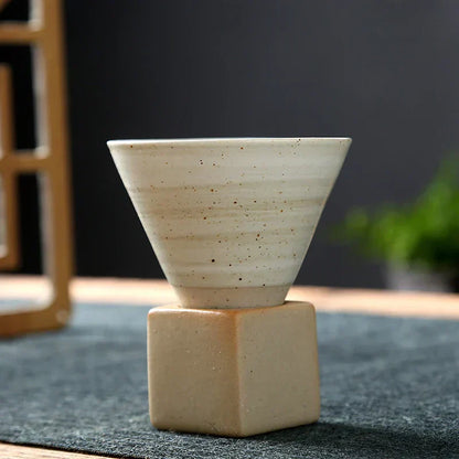 Vintage Style Asian Coffee Cup Set