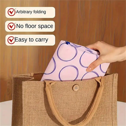 Compact Travel Ironing Mat with Thermal Protective Cover