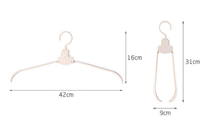 Compact Folding Extra Wide Closet Hanger