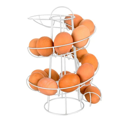 Space Saving Spiral Egg Storage Rack
