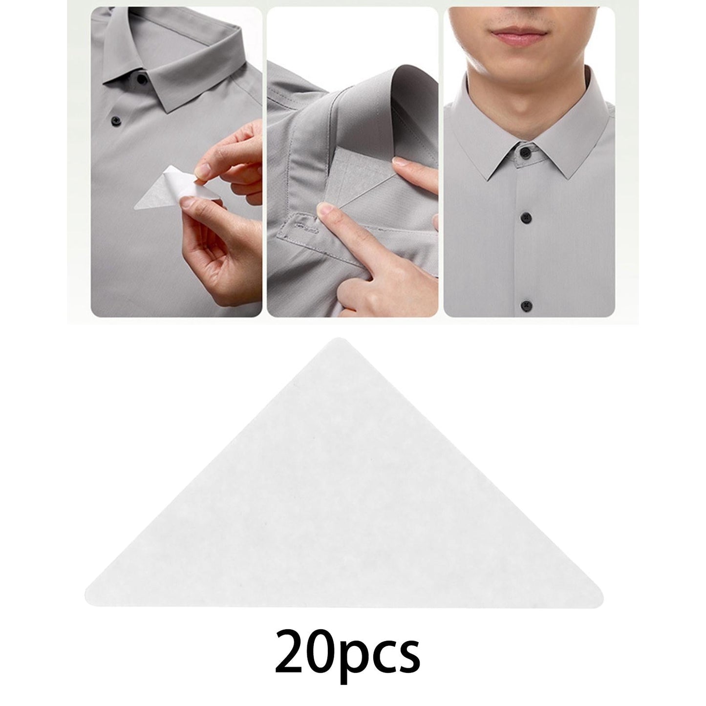 Flexible Shirt Collar Support Set