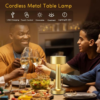 Stylish Touch Table Lamp with LED Night Light