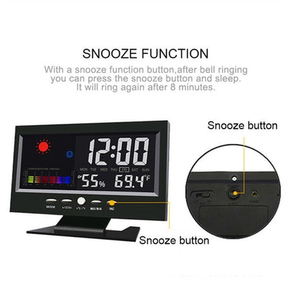 Clear LCD Radio Controlled Alarm Clock