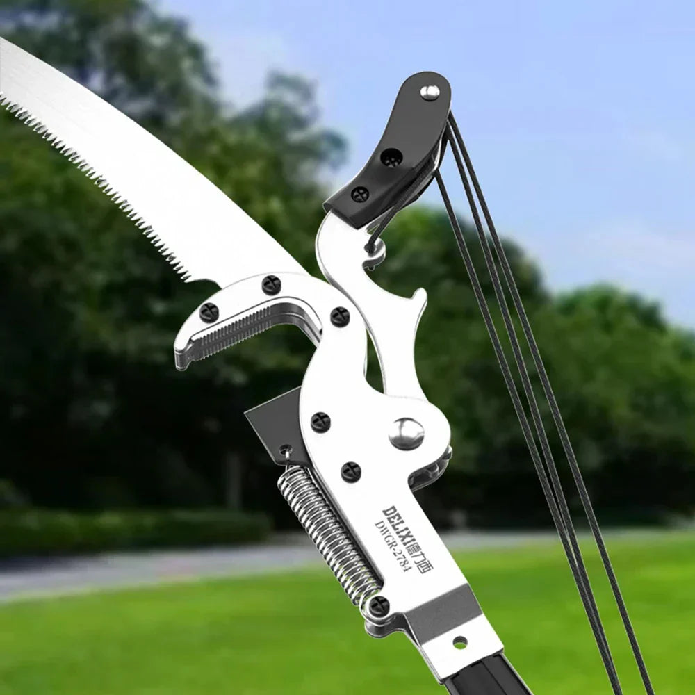 Extended Cut Tree Trimmer with Sharp Steel Blade - Luxicro