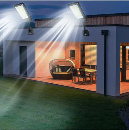 Bright Solar Powered Outdoor Lamp with 138 LEDs