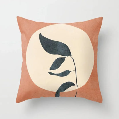 Delicate Flower Pattern Throw Pillow Cover