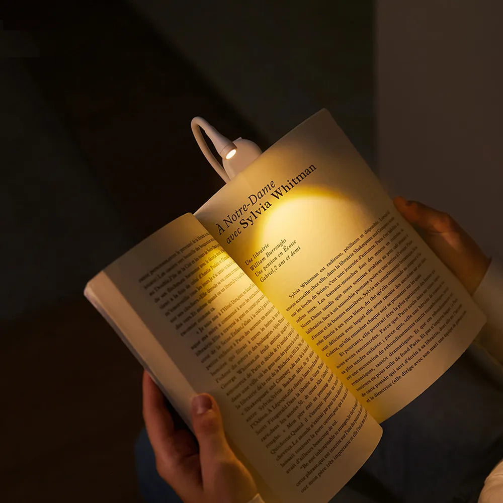 Adjustable Desk LED Reading Lamp with Flex Arm
