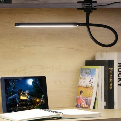 Flexible USB LED Desk Lamp with Adjustable Brightness - Luxicro