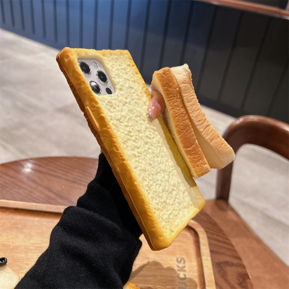 Delicious 3D Toast Phone Cover - Luxicro