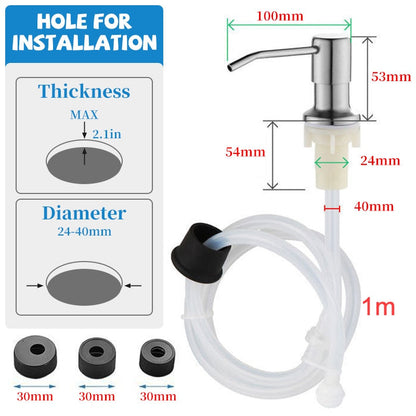 Easy Install Soap Dispenser for Kitchen Sink