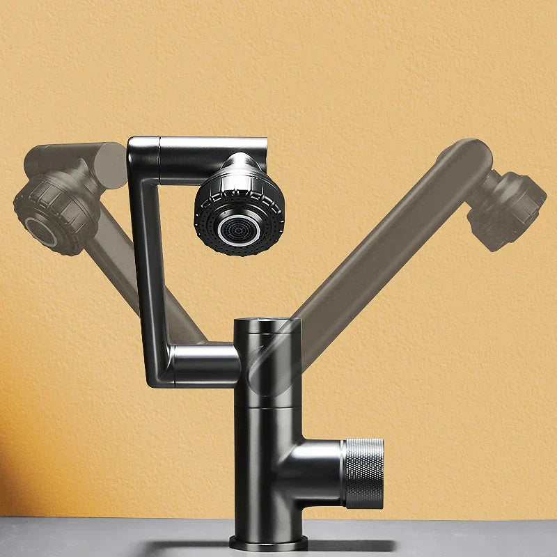 Contemporary 360 Degree Rotating LED Sink Faucet