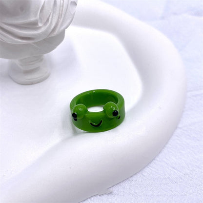Colorful Kids Frog Ring