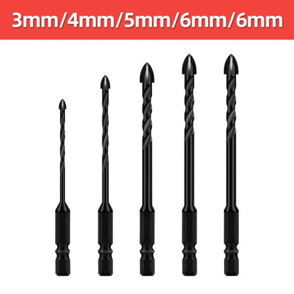 Professional High-Speed Cross Hex Drill Bit Set