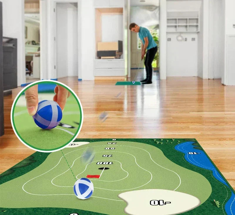Personalized Home Golf Putting Training Mat - Luxicro