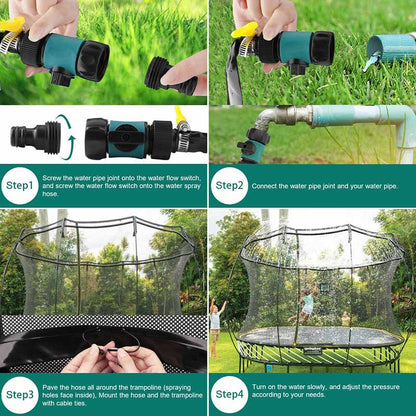 Cool Kids Water Sprinkler Trampoline