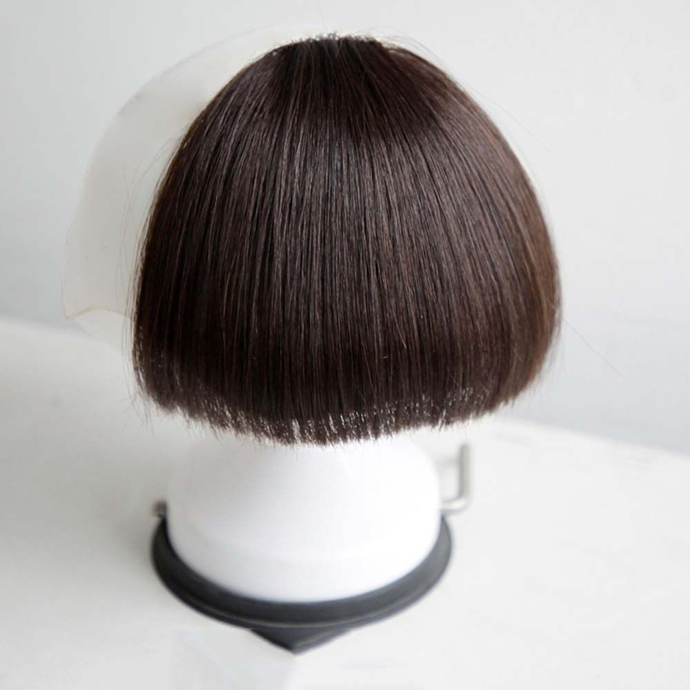 Easy Clip On Realistic Fake Fringe Hair Bangs