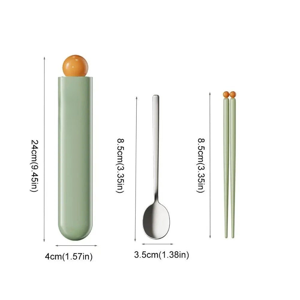 Compact Travel Chopstick Utensil Set