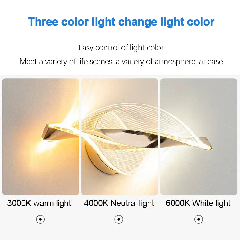 Bright LED Wall Lamp with Color Changing Light