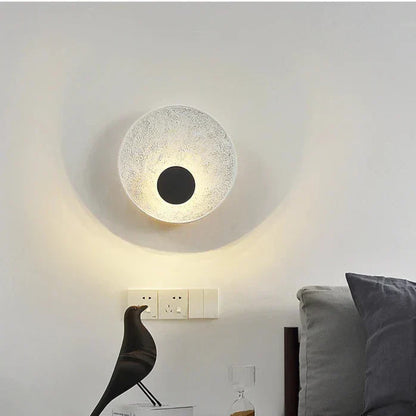 Round Glass Globe Wall Light