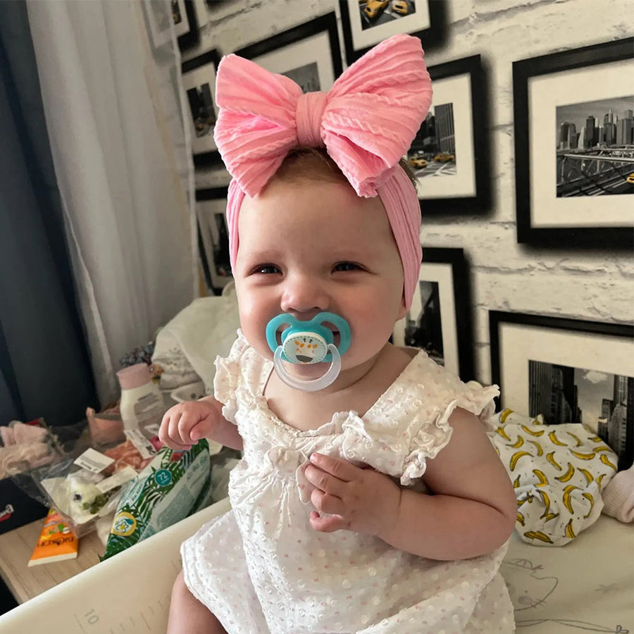 Girls Cute Nylon Bow Hair Band