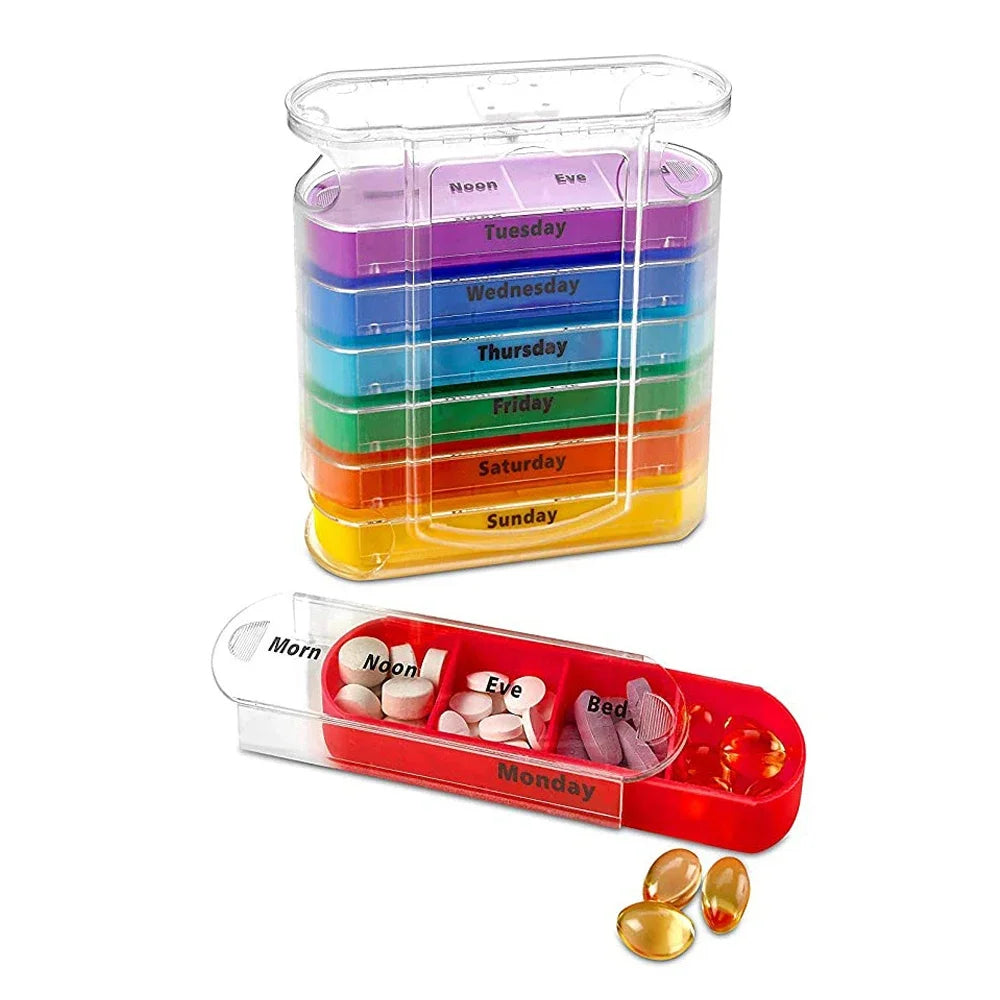 Daily Medication Box 7 Day Pill Container