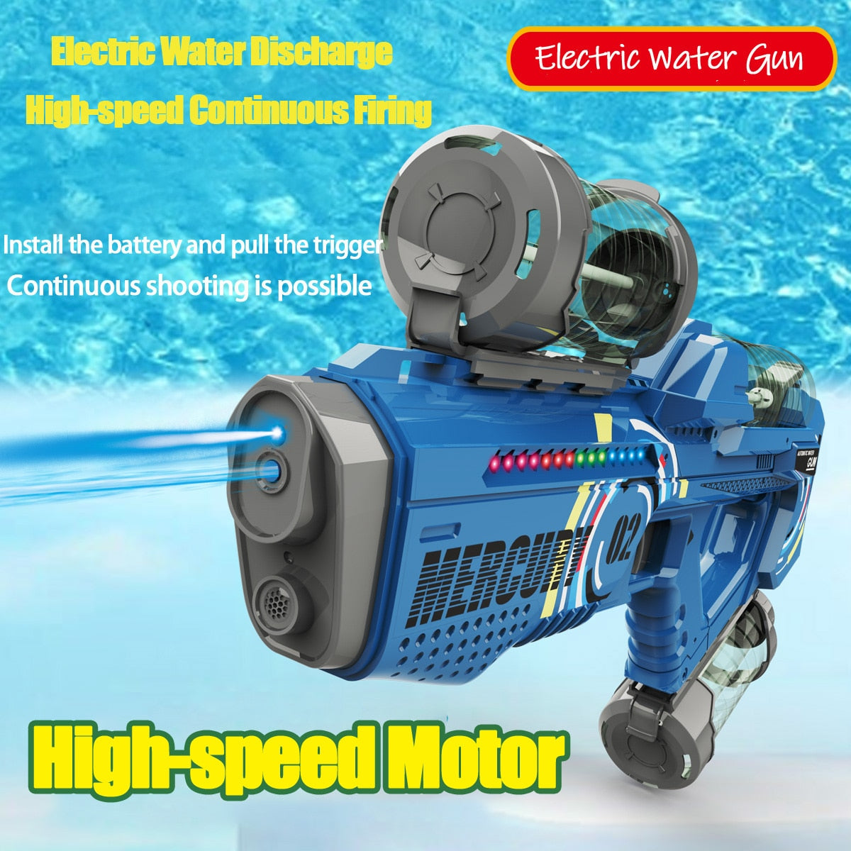 Powerful Super Soaker Water Pistol Gun