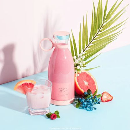 Compact Wireless Juicer Blender - 350ML Portable Mixer