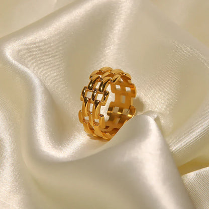 Luxury Seed Bead Cocktail Ring