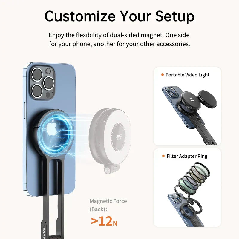 Compact Portable Mini Clip-On Tripod