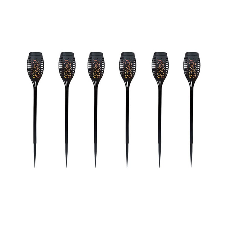 Outdoor Solar Powered Flickering Flame Lamp