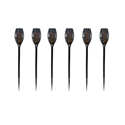 Outdoor Solar Powered Flickering Flame Lamp