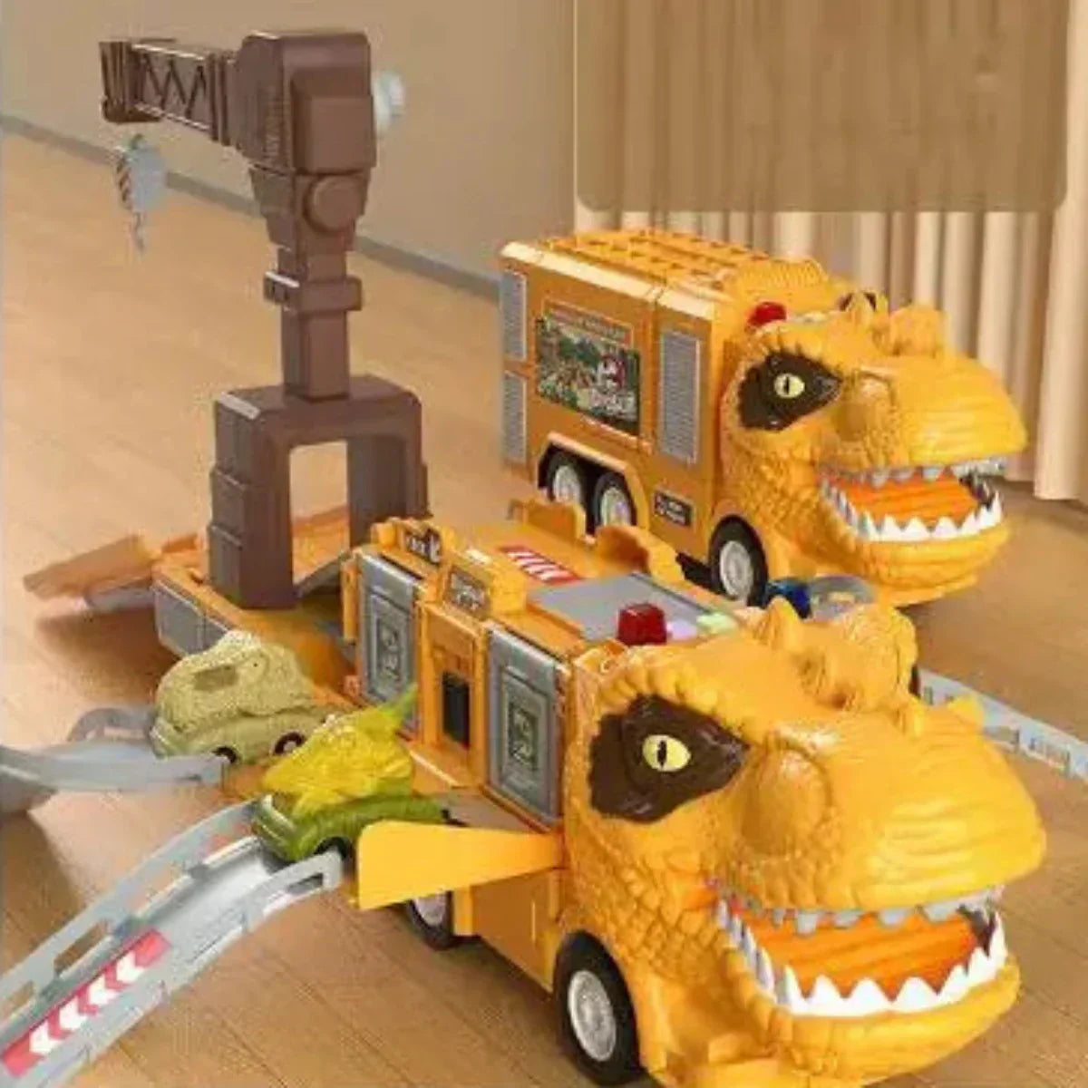 Fun Dinosaur Model Vehicle Set