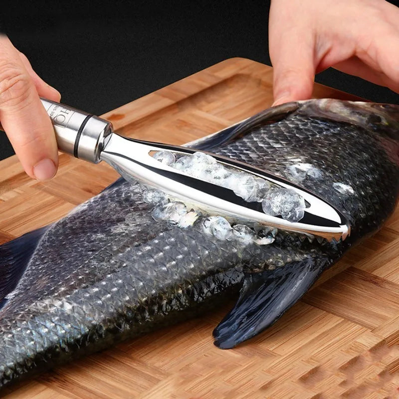 Quick Fish Skin Remover with Sharp Tweezers - Luxicro