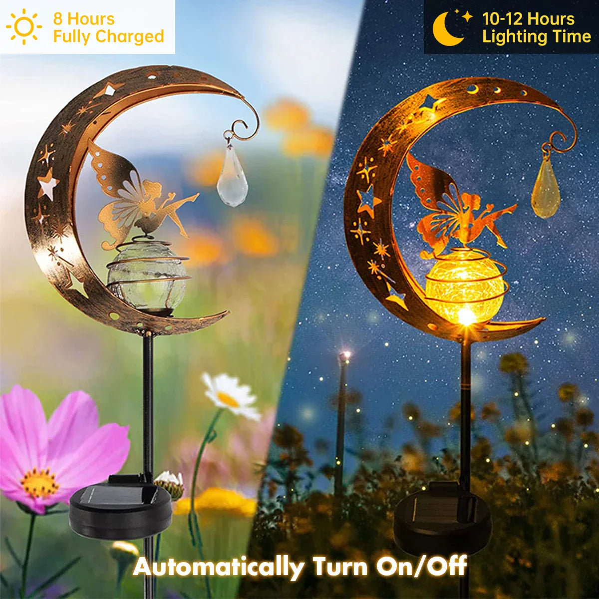Vibrant Outdoor Solar Globe Lamp