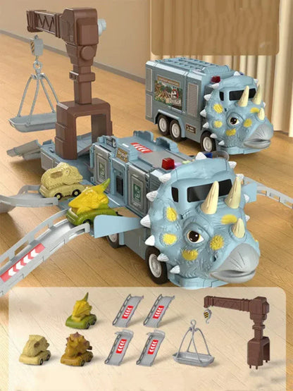 Fun Dinosaur Model Vehicle Set