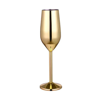 Premium Metal Wine Glass