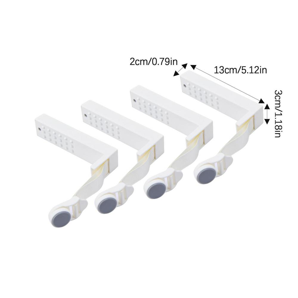 Elastic Bed Sheet Straps Non Slip Grip Clamps